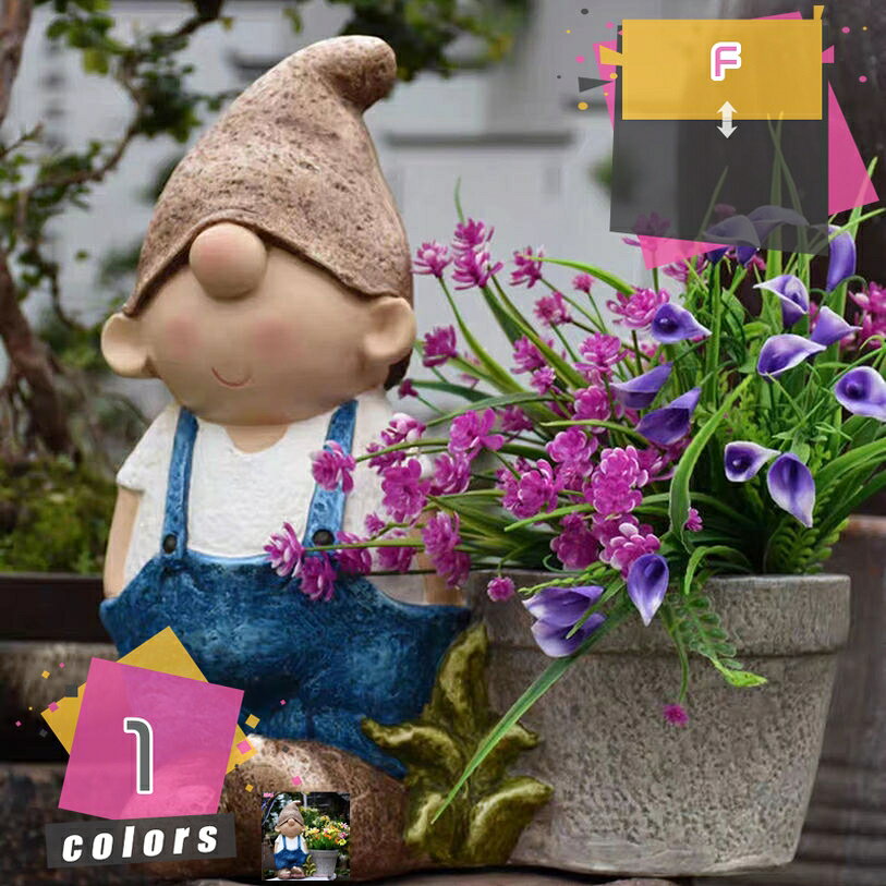メイン素材：レジン★この像はあなたの庭の花壇の中、玄関の隣のデッキの上で見栄えがします。※植物は商品には含まれません★美しく耐久性があり、非常に詳細でリアルな形状です。★防水・日焼け止め、色が褪せるのを防ぎます、屋外装飾に適しています。★結婚式、誕生日、休日、記念日、クリスマス、新築祝い、新婚夫婦、感謝祭、母の日などに最適なギフトです。★すべて手作業にて採寸を行っておりますので、若干の誤差が生じる場合があります。庭 オブジェ ○ガーデニングやインテリアのアクセントに。設置も簡単です。 ○美しくユニークな外観のデザインは、それを絶妙で美しくすることができ、良い装飾的な役割を果たします。 ○あなたの庭、ポーチ、パティオ、芝生の庭、噴水、池のエリアなどのための素晴らしい装飾。 ○一年中センスよく美しい小さな庭づくり。 【ギフトに最適】 家族、友人、同僚などへのハロウィーンの贈り物、誕生日の贈り物、新築祝いの贈り物、クリスマスの贈り物、新年の贈り物として最適です。 【注意事項】 ※植物は商品には含まれません ※商品や個体差などにより、表記と若干の違いがございます。 ※お使いのモニター設定、お部屋の照明などにより、実際の商品と色味が異なる場合もございます。 ※商品の底や見えないところが粗くなっています。返品や交換はいたしませんので、ご購入前にご了承ください。本ページの内容はあくまで参考資料です。実際の商品を必ずご確認くだガーデン 置物 おしゃれ 庭に置く 動物 犬 大型 クラシック 石 かわいい ハウス 猫 うさぎ ガーデン置物 ガーデンライト 屋外 ソーラー 防水 ガーデンオブジェ 家 ソーラーライト置物 オブジェ 庭 庭のオブジェ置物 大型 陶器 大きい 鳥 男の子 動物 うさぎ 猫 犬 庭のオブジェ置物猫 北欧 北欧雑貨 屋外 玄関 おしゃれ ガーデンオーナメント アニマル かわいいガーデンオーナメント 犬 うさぎ 大きい 動物 置物 オブジェ アニマル 庭 屋外インテリア ガーデニング かわいい おしゃれ 天使 北欧 鳥 猫 妖精 家 ハウス インテリア 屋外用彫像ガーデニング雑貨 オーナメント ガーデニング おしゃれ 動物 大きい 屋外 かわいい ガーデン 雑貨 うさぎ 飾り 庭の装飾 ウサギ ガーデンオーナメント防水 ガーデンオブジェ 兎