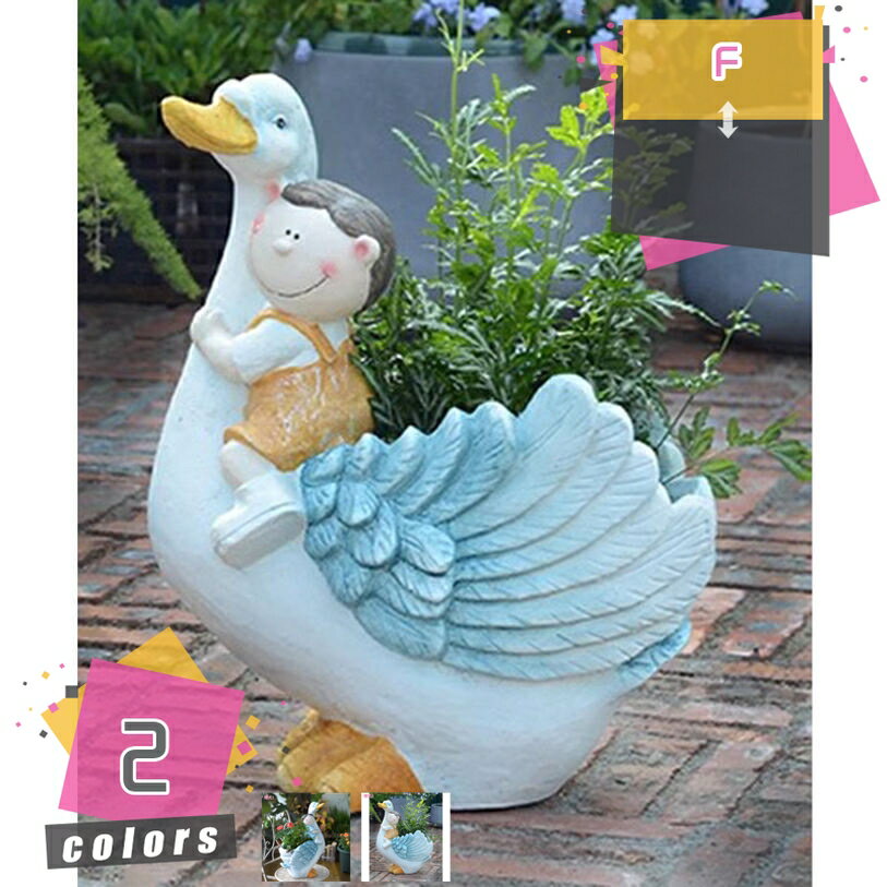 楽天市場】陶器 白鳥（ガーデンオーナメント・置物｜エクステリア