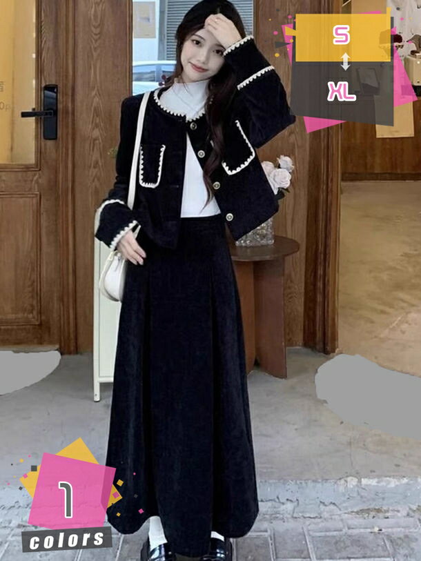 表地：ポリエステルメイン素材：ポリエステル【セット内容】可愛らしい開襟ジャケットと、動きやすくエレガントなロングスカートがセットになったアイテム。優雅さと知性が融合したデザインで、女性らしさを引き立てます。優雅な気質が現れる上下セットで、全体的にすっきり綺麗に見えます。生地は柔らかくて快適で、軽くて通気性があり、春秋冬ともに適しています。小さな型のジャケットで、またスカートは高めの位置でウエストを細くしているので、優れた裁断で体型カバーしてくれる同時に足を長くて着痩せ効果が期待できます。エレガント感たっぷりでシンプルなデザインが、女性らしい大人で上品な雰囲気を引き立てます。着こなし幅が広がり、これからの季節に大活躍できる存在感のある一着です。普段使いはもちろん、通勤や通学、会社や学校、在宅ワークやリモートワーク、ママコーデやお子様の送迎、食事会や女子会、散歩やドライブ、旅行、部屋着やパジャマ、ルームウェアなど幅広いシーンで活躍します。【商品仕様】 材質：綿 ポリエステル 対象：レディース サイズ：S-XL　 季節：秋 冬 春 ジャケット+スカート 【選ばれる理由】 トップス・スカートが2点セットになったニットセットアップ。 柔らかなポリエステル素材で着心地も良く、それぞれ単品使いもできて着回し力抜群です。 保温効果もありながら、寒い季節も安心、毎日使いたくなる上質な手触りと素材感です！ タイト過ぎないシルエットで、ボディラインを拾いすぎないのも嬉しいポイント。 アウターとスカートがセットになったお得なアイテム。 【注意事項】 ※量産における裁断方法の関係上、より1-3cmの差がある場合がございます。 ※お客様のモニター環境により実物の色合いと若干お色目が異なる場合がございます。 【関連キーワード】ニットセットアップ レディース 秋冬 ニット セットアップ セーター 長袖 スカート フレアスカート チェックスカート ロング丈 ゆったり 大きいサイズ 着せ 体型カバー カジュアル 可愛い きれいめ シンプル 通勤OL 30代 40代本ページの内容はあくまで参考資料です。実際の商品を必ずご確認くだセットアップ メンズ 夏 大きいサイズ 夏服 メンズ 大きいサイズ セットアップ パッツ メンズ大きいサイズ夏物セットアップ 上下 部屋着ゆったり 父の日 プレゼントセットアップ レディース 夏 春 セットアップ 夏 メンズ 大きいサイズ スーツ 夏物セットアップ スーツ メンズ メンズ セットアップ スーツ カジュアル 短パン レディース カジュアルジャージ 上下セット メンズ 半袖 セットアップ カジュアル トレーニング スポーツウェア 夏服 上下セット セットアップ tシャツ ハーフパンツ 半袖 メンズ 夏 ルームウェアジャージ メンズ 上下セットアップ 春 秋 トレンド スウェット セットアップ 長袖 トップス パンツ ズポン 春 ジャケット 春服 長袖 ジャケット 上下セット 春 夏セットアップ メンズ 大きいサイズ 春 春服 メンズ 大きいサイズ セットアップ メンズ春物セットアップ大きいサイズ 5l 6l 半袖 ベロア 緑 スーツ 春 スーツ ジャージ セットアップセットアップ キッズ 130 女の子 男の子 100 セットアップ メンズ 大きいサイズ スーツ 半袖 春 セットアップ キッズ 半袖 半袖 セットアップ キッズ スポーツ 半袖 セットアップ キッズ