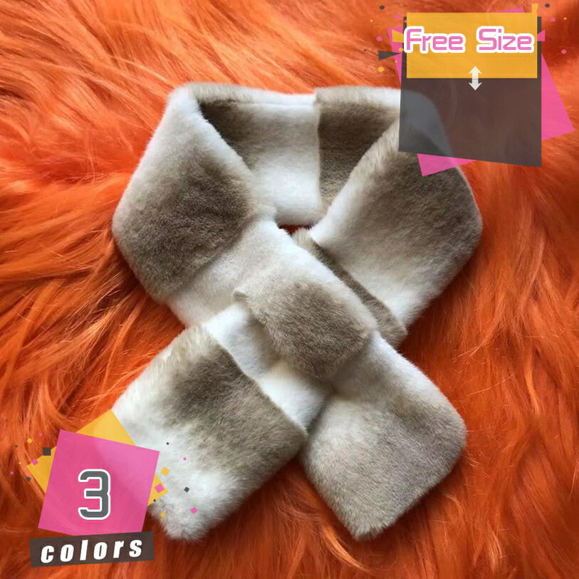 ファー ティペット マフラー レディース フェイクファー マフラー エコファー ストール ボリューム ネックウォーマー 小顔効果 軽量 厚手 小顔効果 ショール 女性 彼女 女友達 冬 誕生日 ギフト もふもふ 暖かい カジュアル mdnat