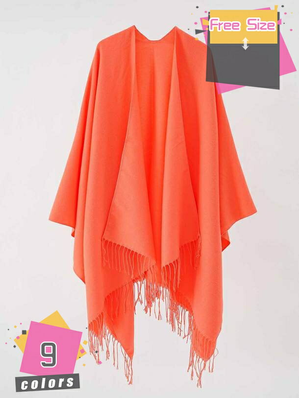 ストール レディース ショール 大判 ポンチョ チェック 秋冬 大きいサイズ コート アウター カーディガ..