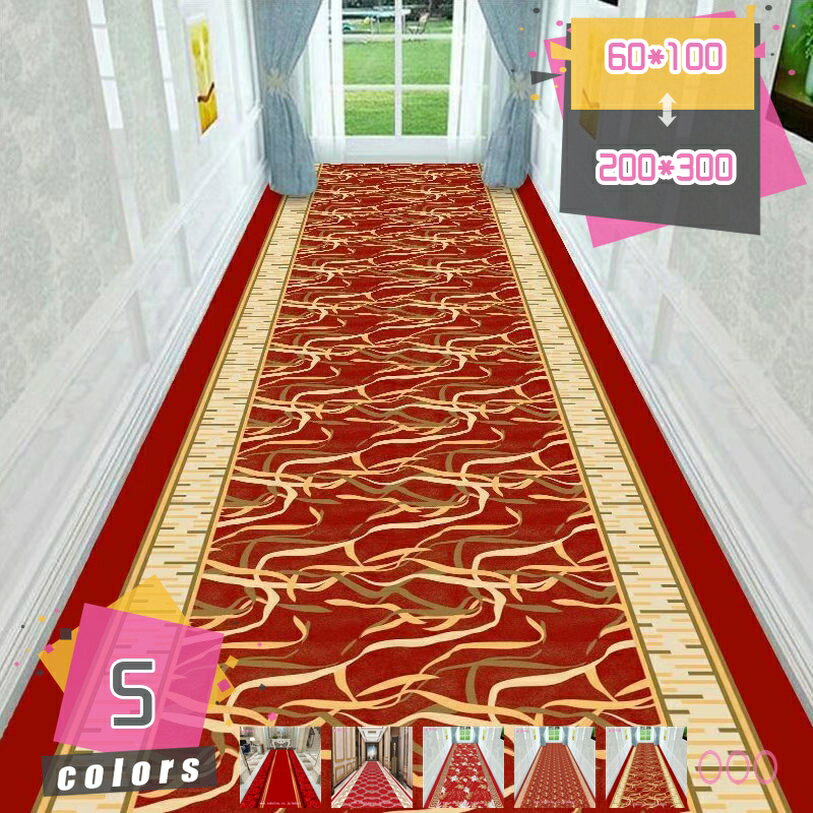 300円OFFクーポン 赤 廊下敷きカーペット カーペット ラグ 台所マット ラグマット キッチンマット 玄関..