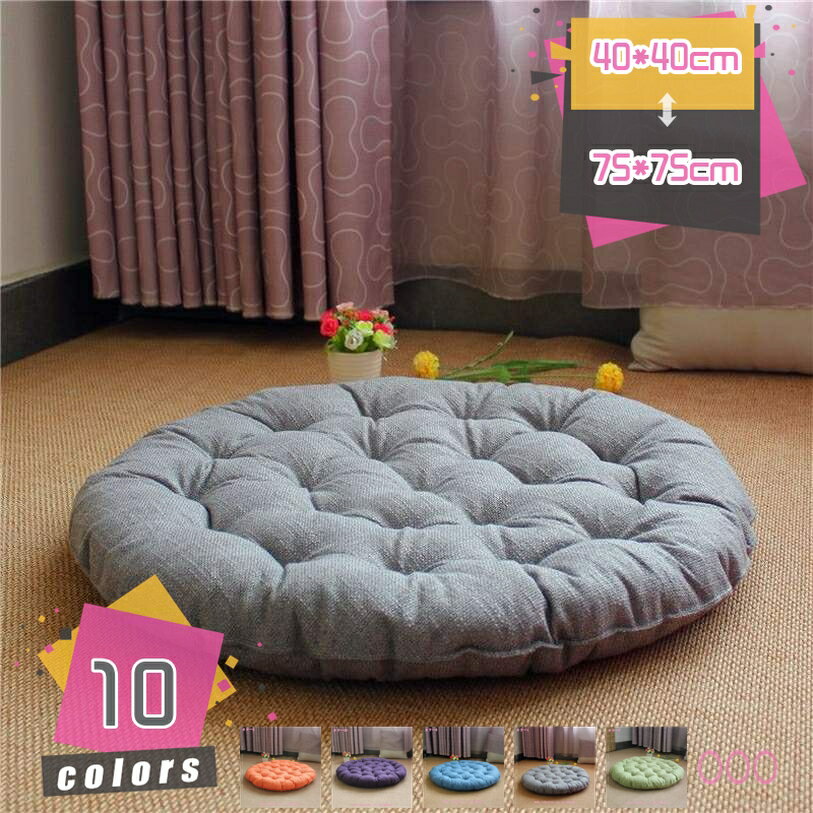 座布団 可愛い ざぶとん クッション ふわふわ フロアクッション 厚め 座り心地いい オフィス用クッション 椅子用 ダイニング 座り心地いい 無地 シートクッション お尻に優しい 大きい クッション 瞑想 テレワーク mdnat