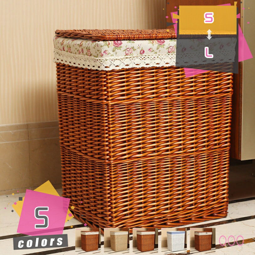 フタ付き バスケット 手編み 収納ケース 収納バスケット かご おもちゃ箱 ランドリー 収納かご ふた付き 籠 収納ボックス 北欧風 トイレ収納 ふたつき 蓋付き 収納カゴ おしゃれ 柳 アジア 小物入れ 蓋つき 雑貨収納 脱衣かご mdnat