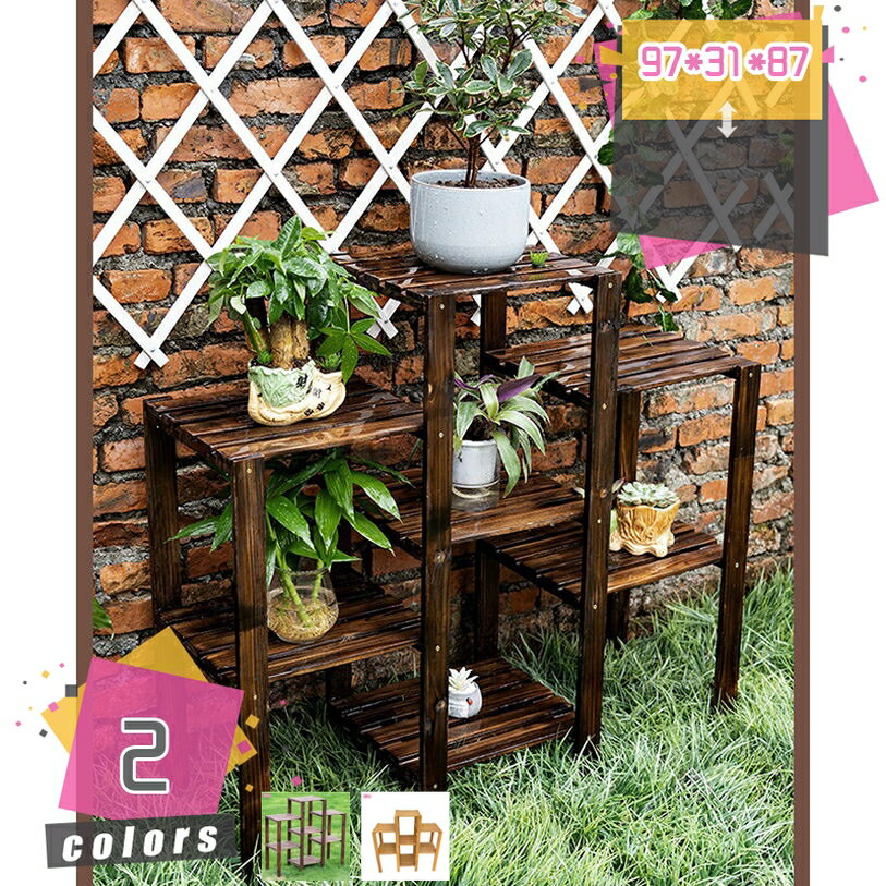 メイン素材：木【規格】材質：木製、長さ*幅*高さ：97*31*87cm（具体的な寸法は写真に示されています。 具体的な寸法は主に種類のもので、図は参考用です）【優れる材質】このプランタースタンドは、より高品質な竹で作られています。フラワースタンドの耐荷重性を高め、長く使えます。【通気性、透過性、透水性に優れた板デザイン】当社の植木鉢スタンドの板デザインは、通気性、透過性、透水性に優れており、植物の成長を促進します。また、このようなデザインにより、植物の成長状況をよりよく観察し、管理することができます。【省スペース】鉢スタンド・収納ラックプランタースタンドとして、植木鉢とプラントの美しさをアピールできます。スペースの合理的な使用，美しさと実用性を兼ね備えたフラワースタンドを作成します。縦長のフラワースタンドで、省スペースで使えるので、コーナー等の屋内の狭いスペースを有効活用できます。【適用シーン】フラワースタンドの全体的な外観デザインはシンプルで斬新です,おしゃれ。木製フラワースタンドは、さまざまなシーンでの装飾に適しています、ホワイエとリビングルーム、庭、コーヒーショップ、バルコニー、ホール、廊下、寝室、中庭、ショップ、企業、庭、コーヒーショップ、展示ホール、その他の場所。商品名：フラワースタンド 素材：木 パッケージ内容：フラワースタンド*1 適用範囲：リビングルーム、ベッドルーム、レストラン、コンサートホール、コーヒーショップ、その他の場所 木製のフラワースタンドは、天然素材ならではの温かさが感じられます。ナチュ ラルな雰囲気で植物との相性が良く、よりかわいく、おしゃれに飾れます。 多段タイプのフラワースタンドで、ベランダ・玄関といった限られたスペースでより多くの鉢を飾ることができます。 高さ87cmのコンパクトな花台で、玄関・室内・ベランダ・庭など様々な場所に置くことができ、お気に入りのお花などを置けば、癒しの空間を演出できます。 ご注意： 1.照明効果や撮影角度により、商品に色違いがありますので、ご了承ください。 2.手動測定で、1-3cmの差があるかもしれません。ご許してください。 3.受け取ったら、ご商品の不良が原因の場合は、遠慮なく弊店にご連絡していただきますので、すぐに対応させていただきます。本ページの内容はあくまで参考資料です。実際の商品を必ずご確認くだフラワースタンド 花台 鉄製品 鉢スタンド プランタースタンド 植木鉢 植木鉢台 アイアン 植木台 アイアン製 安定 園芸ラック インテリア 屋外室内飾りポット スタンド フラワースタンド 鉢付き 観葉植物 アイアン スチール 鉢置き 鉢カバー プランタースタンド 植木鉢スタンド 植木鉢台 鉢置きスタンド 花鉢植え プレゼントガーデンラック 屋外 4段 プランタースタンド フラワースタンド ポール 室内 おしゃれ スリム ガーデニング 花台 園芸 植物棚 プランタース 木製 天然木フラワースタンド プランタースタンド デスク上置棚 花台 園芸ラック 観葉植物スタンド 鉢スタンド 植木台 無垢材の花の棚 園芸 鉢置きス 花植物スタンド