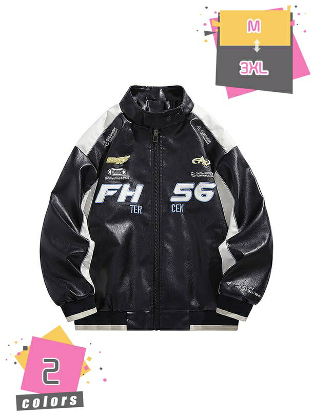 立ちネックレザージャケット メンズ ブルゾン 革ジャン バイク ライダースジャケット 合皮ジャン フェイクレザージャンパー PUアウター ショート丈 防風 防水 大きいサイズ 春秋冬 防寒 メンズ カーゴジャケット カジュアル ワークウェア 作業用 mdnat