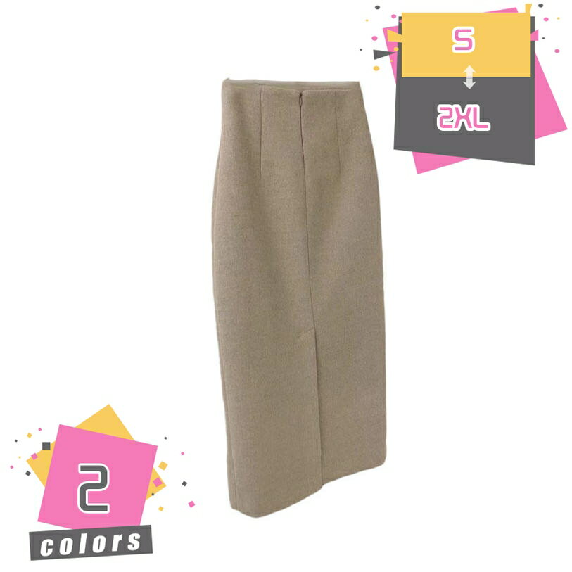 1000円OFFクーポン スカート レディース タイトスカート 高見え スリット ペンシル タイト ハイウェスト フォーマル エレガント ツイード素材 あったか...