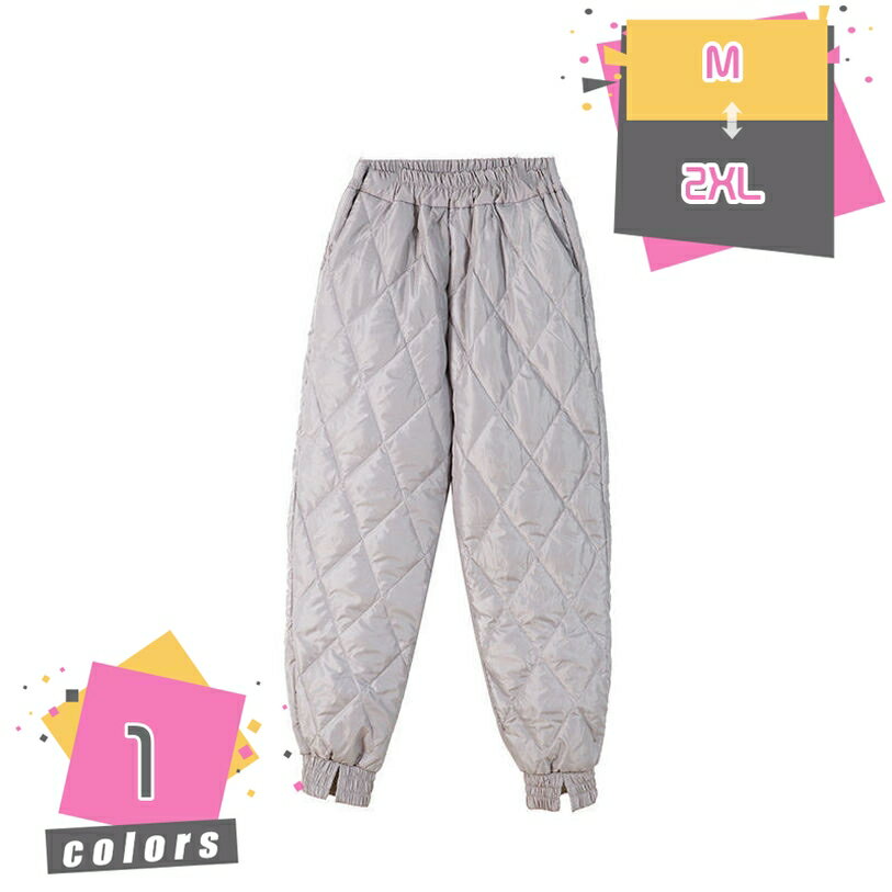 1000円OFFクーポン ダウンパンツ レディース 防寒パンツ 中綿パンツ 長ズボン ボトムス 防寒 ズボン 保..
