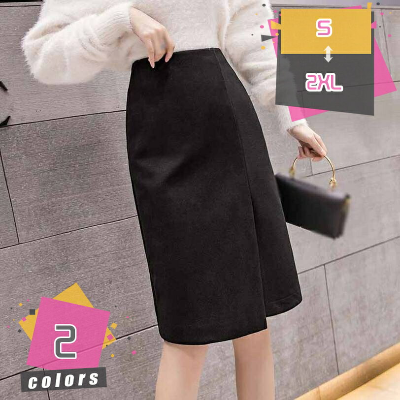 1000円OFFクーポン 膝丈スカート 厚手 秋冬 ペンシルスカート ラシャ ミディアム丈 レディース ペンシルスカート リクルート ストレッチ オフィス キレ...
