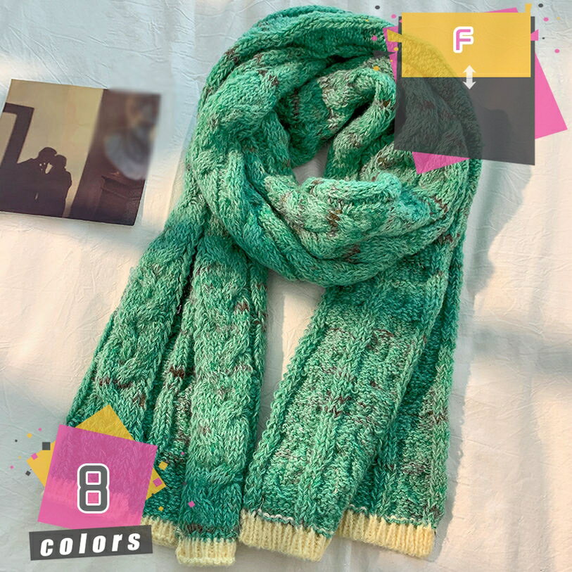 1000円OFFクーポン マフラー レディース ケーブル編み ニット 恋人 カップル カジュアル 無地 フリンジ 防寒 ニットマフラー ストール 寒さ対策 あったか 暖かい ブラック マフラー ナチュラル シンプル 女性 女性用 女子 通勤 通学 韓国 mdnat