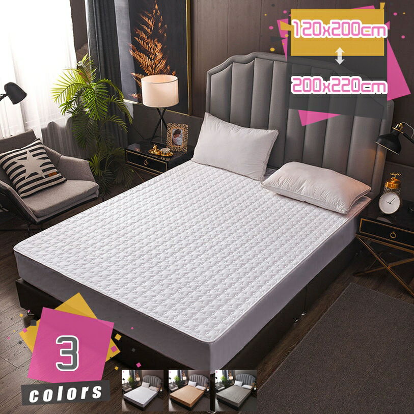 ボックスシーツ 北欧 柔らかな肌触り おしゃれ 春夏秋冬 快適 360℃全周付き べっどぱっど 着脱しやすい 敷きパッド 四季寝具 シングル ダブル コットン 水洗い 蓄熱速乾 吸湿発熱 クッション 薄い 温かい 四季用 和風 寝具 一体型ベットパッド mdnat