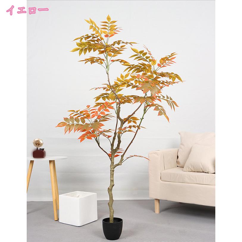 TandMの800円OFFクーポン 観葉植物 フェイクグリーン 人工観葉植物 漆の木 おしゃれ インテリア飾り 室内 リビング オフィス キッチン 飾り用 幹をグネグネ曲げられる 大型 水やり不要 枯れない 観葉樹 お手入れ不要 ギフト お祭り 贈り物 新築祝い mdnat｜アングル3