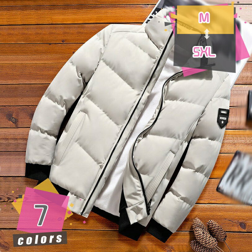 ダウンジャケット メンズ コート ショート丈 立ち襟 中綿 ライトダウン 軽量 撥水 防寒 防風 通勤 通学 動きやすい カジュアル アウトドア フォーマル ファッション おしゃれ 冬物 冬服 大きいサイズ 秋冬 mdnat