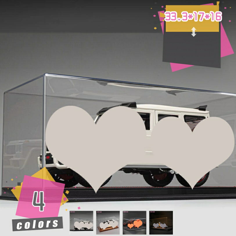 800円OFFクーポン カー模型用 ディスプレイケース ホビー用 フィギュアケース ショーケース 収納ケース アクリル フィギュア コレクション 模型 ミニチュア 収納ボックス 保護 アクリルケース コンパクト 組立品 mdnat
