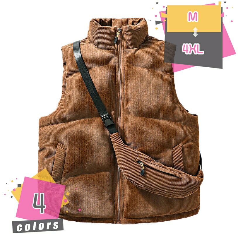 ダウンベスト メンズ 中綿 おしゃれ 防寒着 防寒服 作業服 作業着 防寒ベスト 冬用 暖かい 立ち襟 無地 大きいサイズ お仕事 登山 お出かけ アウター 紳士 男性 ファッション ダウンジャケット かっごいい 秋冬 通勤 mdnat