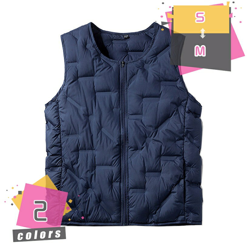 ダウンベスト メンズ 中綿ベスト 軽量 防寒 アウトドア シンプル 無地 ジャケット 秋 冬 春 保温ウェア ジップアップ 綿服 20代 30代 ファッション 動きやすい スポーツ キャンプ ゴルフ 暖かい ゆったり 通勤 お出かけ mdnat(4)
