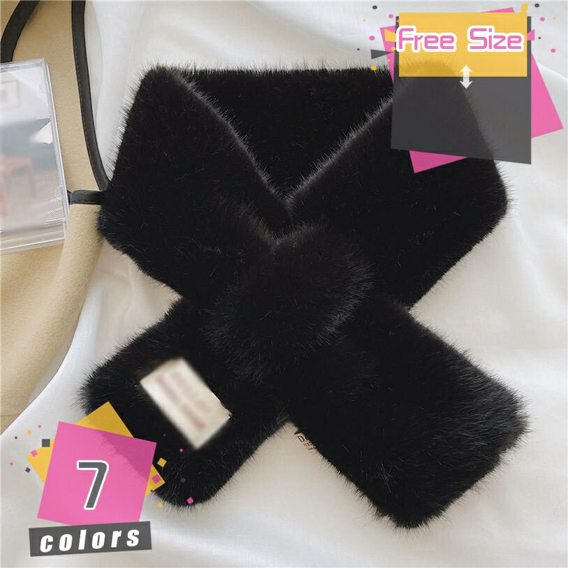 マフラー レディース ファー かわいい ティペット フェイクファー エコファー あったか 可愛い おしゃれ ふわもこ 厚手 ネックウォーマー ファーティぺット プレゼント 通勤 通学 もこもこ ストール ショール スカーフ mdnat