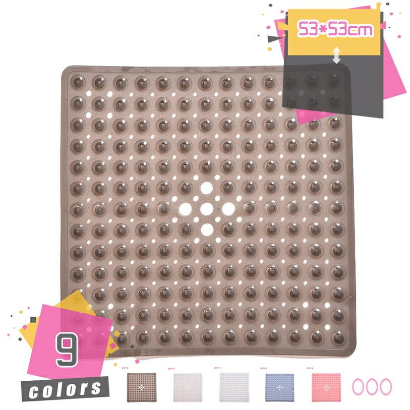 777円OFFクーポン お風呂マット 滑り止め バスルームマット 防カビ 速乾 浴室内 バスマット 洗い場マッ..