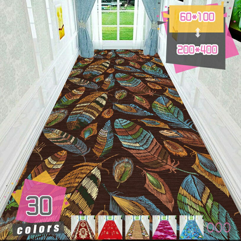 Mats - 3Dプリント 幾何学模様 プリント ラグ ロングカーペット 廊下 ベッドサイド 装飾 マット 騒音対策 自宅 キッチン ラグ 廊下敷き ロングカーペット きれい おしゃれ 3D 花柄 お部屋 ソファー 玄関マット プレゼント チェアマット mdnat