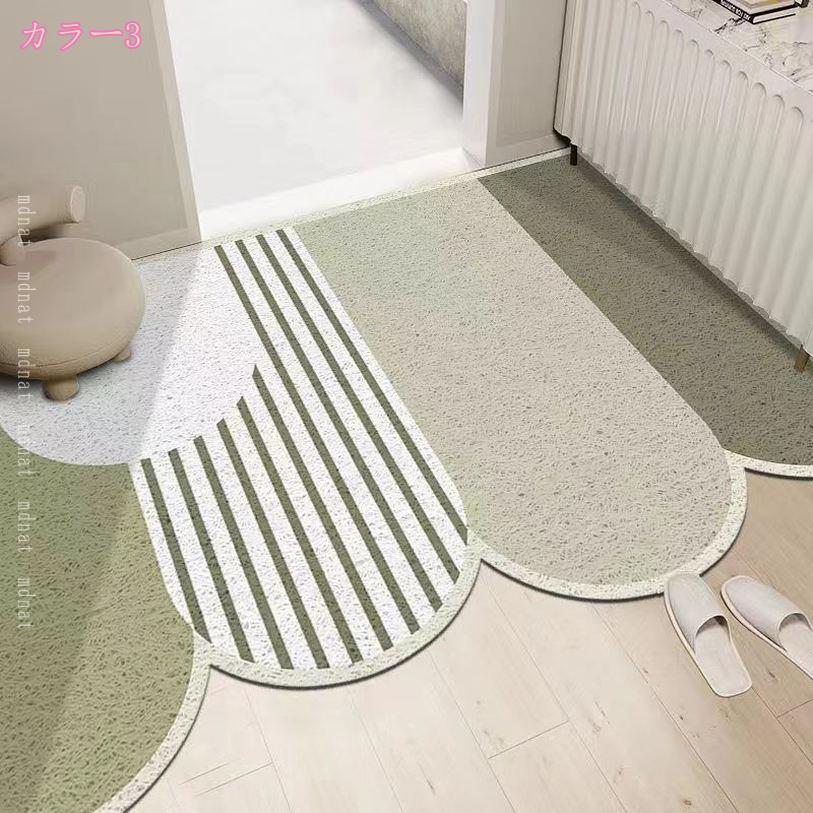 300円OFFクーポン 玄関マット 泥落としマット 屋外 室内 滑り止め付き 泥落とし 洗える 吸水 速乾 柔らかい カット可能 耐摩耗性 ドアマット 泥除けマット 店舗用玄関マット 業務用 家庭用 ベランダ 洗面所 浴室 お店 玄関先 mdnat [2]