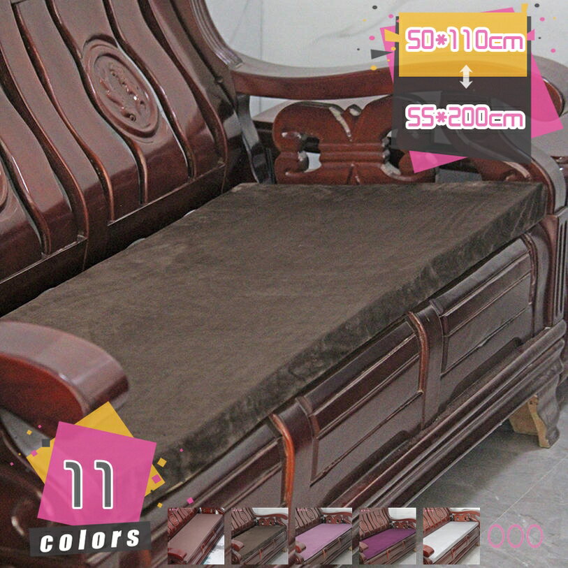 Low Rebound Cushions - クッション 座布団 長方形 ソファパッド 厚手 2人掛け 3人掛け 滑り止め 洗える フロアクッション おしゃれ 北欧 大きめ かけるだけ 多機能 通気性 シートクッション ごろ寝クッション 四季適用 丈夫 単品販売 mdnat