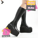 厚底ソール ストレッチ ロングブーツ レディース ジョッキーブーツ インヒール バックジップ ブーツ ロング丈 黒 ローヒール シークレットブーツ 秋冬靴 ウェスタンブーツ 美脚 きれいめ おしゃれ 結婚式 通勤 オフィス カジュアル 通学 歩きやすい mdnat