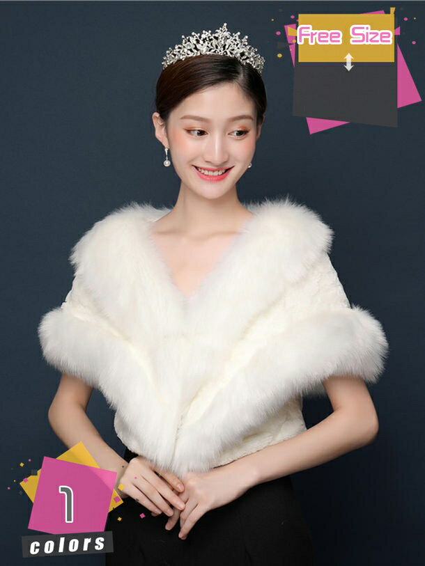 1000円OFFクーポン ショール レディース 厚手 ストール 大判 ファー 暖かい フェイクファー 冬 ボレロ 結婚式 パーティー パーティーショール ショール 大判 冬 用 フェイクファー 無地 防寒 着物 羽織 成人式 振袖 mdnat