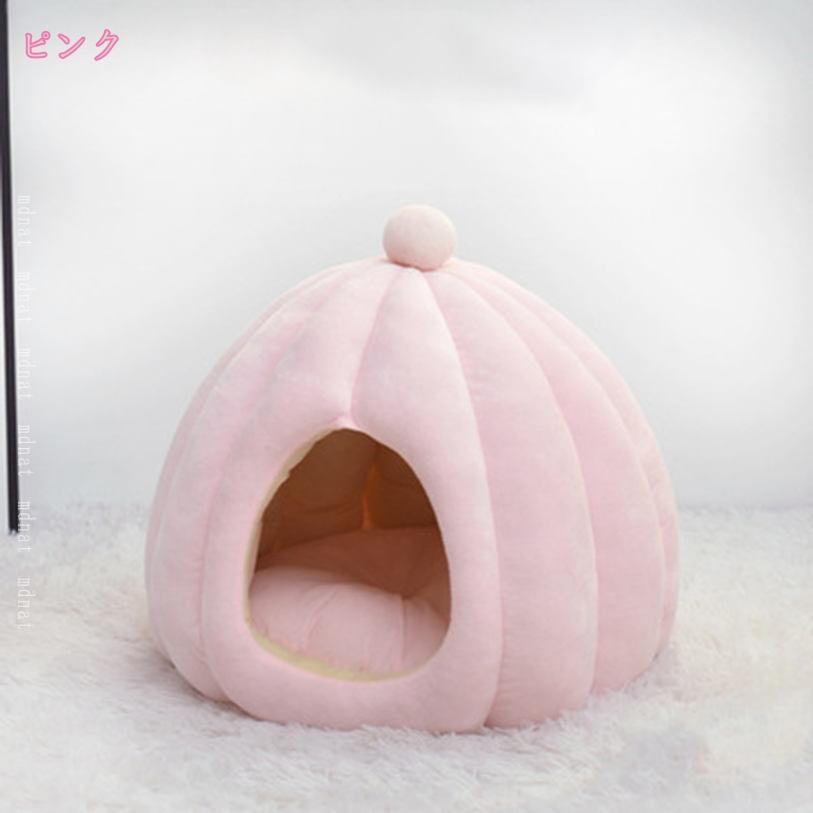 500円OFFクーポン 猫ハウス 冬 小型 2WAY クッション キャットハウス 猫用ベッド ...