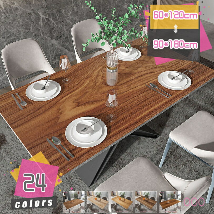 1000円OFFクーポン テーブルクロス レザー調 撥水 木目調 北欧 テーブルカバー おしゃれ PVC シンプルテーブルマット 滑り止め 食卓デスクマット ダイニングテーブルマット 撥油 防塵 防水 耐久 耐熱 汚れ防止 傷防止 防水食卓カバー mdnat