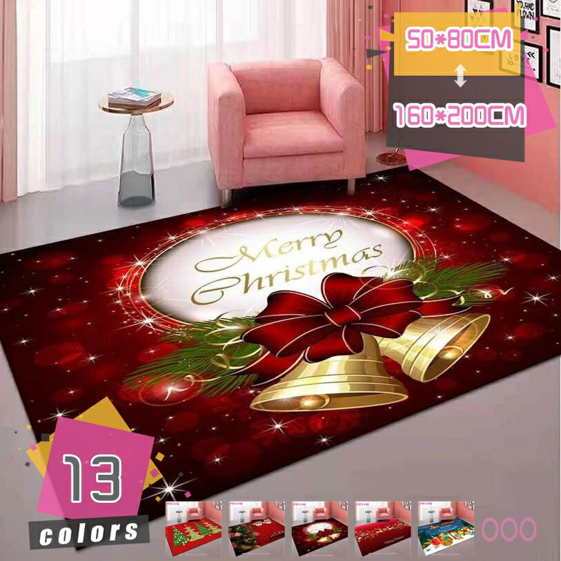 玄関マット 屋外 室内 クリスマス 飾り 装飾 置物 北欧 洗える 滑り止め ドアマット フットマット キッ..