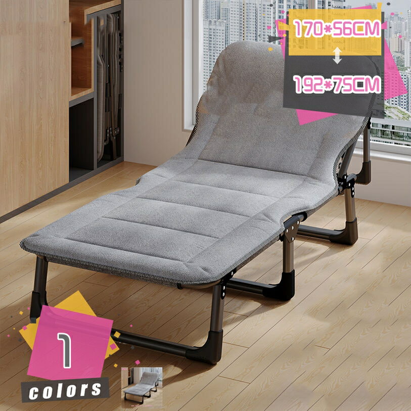 With Mattress - 折りたたみベッド 耐荷重160kg キャンプベッド 防水 軽量 収納便利 自宅用 キャンプ アウトドア用 オフィス用 スチール製 丈夫 安定性 コンパクト 静音 通気性 撥水 仮眠 野外 釣り 自宅用 簡易ベッド マット付き mdnat