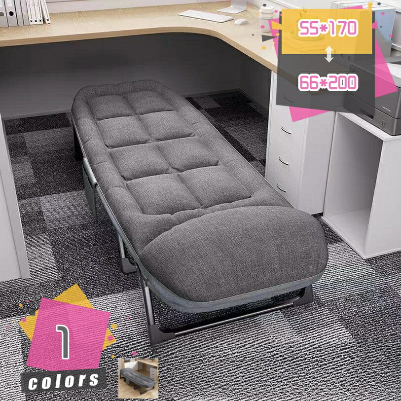Foldable Bed - 折りたたみベッド コンパクト 簡易ベッド 室内 昼寝 オフィス キャンプ アウトドア リクライニング 静音設計 耐荷重 防水 持ち運び便利 バーベキュー 外出先からの帰宅 簡易収納 マットレス付き mdnat