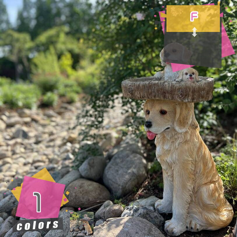 2000円OFFクーポン 犬 オブジェ 庭 ガーデン ガーデニング雑貨 ギフト 誕生日 プレ...