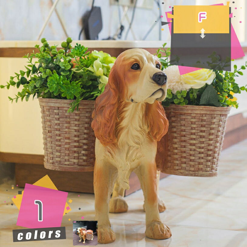 2000円OFFクーポン ガーデニング 置物 動物 ガーデンオーナメント 犬 カントリー雑貨 インテリア 屋外 大きい 犬の置物 デコレーション ガーデンオブジェ 庭 オーナメント 防水 雑貨 耐久性 装飾品 玄関 階段 出窓 贈り物 プレゼント mdnat