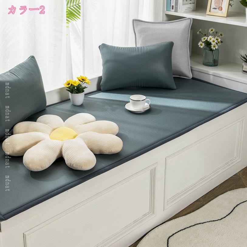 1000円OFFクーポン 座布団 長方形 大きい クッション 厚め おしゃれ フロアクッション 座り心地いい チェアクッション 滑り止め インテリア 可愛い やさしい座り心地 椅子用クッション ソファーパッド お尻に優しい 単品販売 mdnat [3]