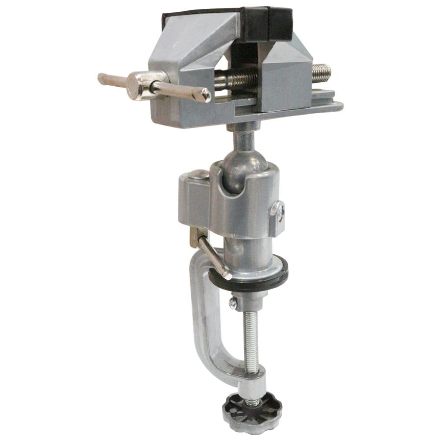 乐天商城 - 首振り 回転 調整 式 テーブル ベンチ バイス 360度 クランプ 卓上 万力 開口幅 50mm 加工 作業 台 DIY 木工 固定 天板 研磨