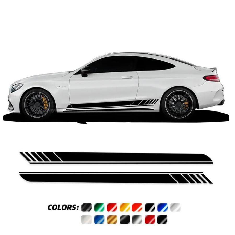 乐天商城 - ステッカー サイド メルセデスベンツ Mercedes-Benz 色選択 デカール