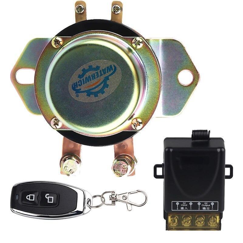 車 バッテリー アイソレータースイッチ 高品質 おすすめ 車両電磁ラッチリレー 100A 12V リモートコントロール バッテリ 切断 オフ 10-1