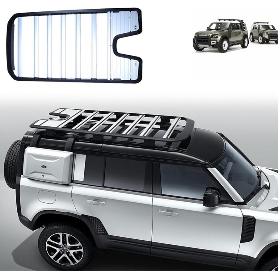 ディフェンダー 110/90 ルーフラック 2022 ランド??ローバーに最適 新しいディフェンダー エクスペディション ラゲッジフレーム 90110