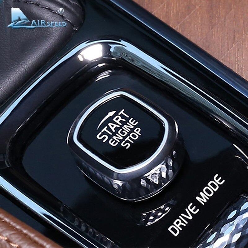 ボルボ XC60 XC90 S90 V90 ギア ハンドブレーキ ボタン カバー トリム アクセサリー インテリア 内装 カスタム ステッカー スタイリング