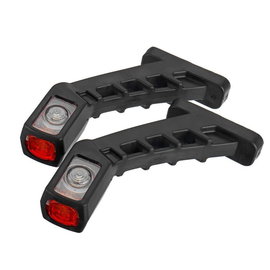 乐天商城 - トラック/トレーラー用LEDライトサイドマーカー　バータイプアウトラインマーカーランプ　インジケーター　12-24V対応