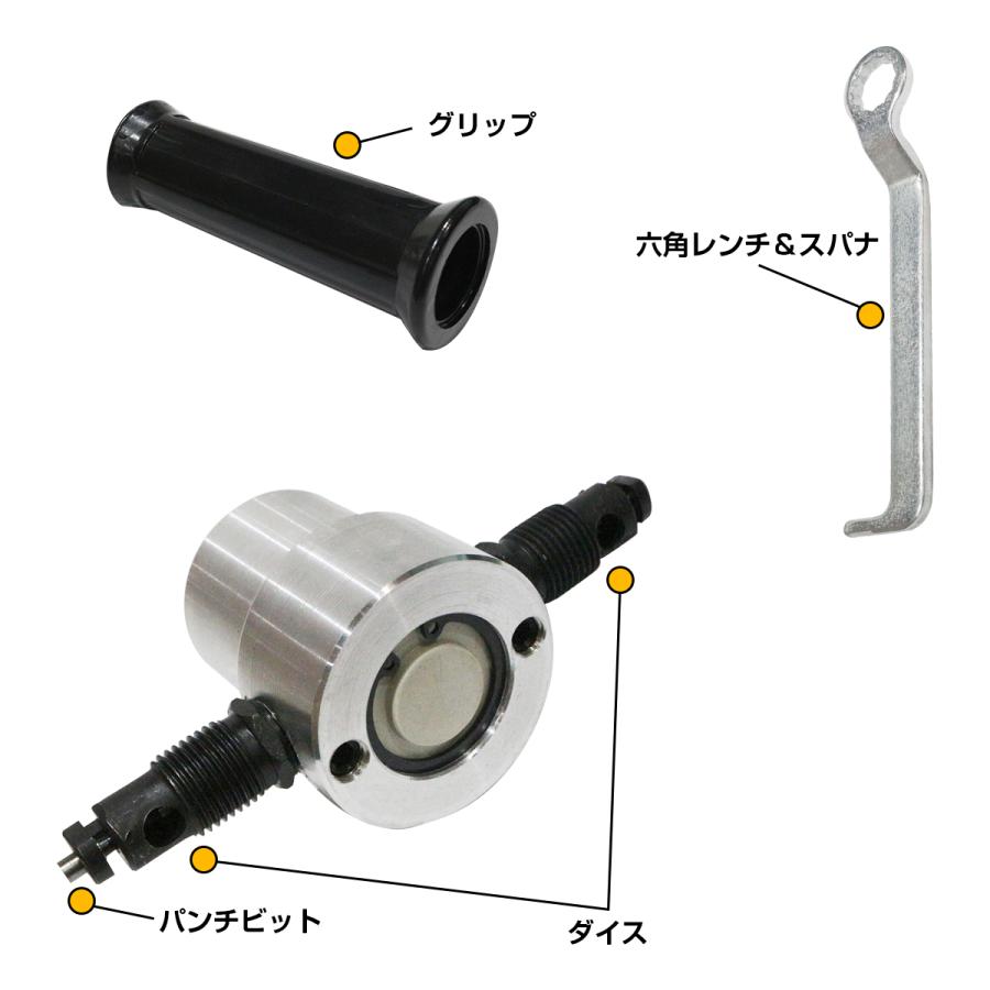 ニブラー カッター メタル アルミ板 スチール 金属カッター 金属切削 切断 工具 ドリル アタッチメント アイアンカッター mdr101-10001968 エムディーアール 楽天市場店 サンプル画像2