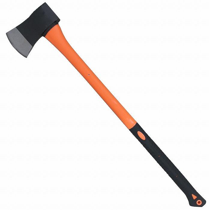 乐天商城 - 【全長87cm】ラバーグリップ オノ 手斧 万能斧 薪割り 枝の切断 アウトドア キャンプ 875mm オノ 斧 ハンド アックス 枝打ち