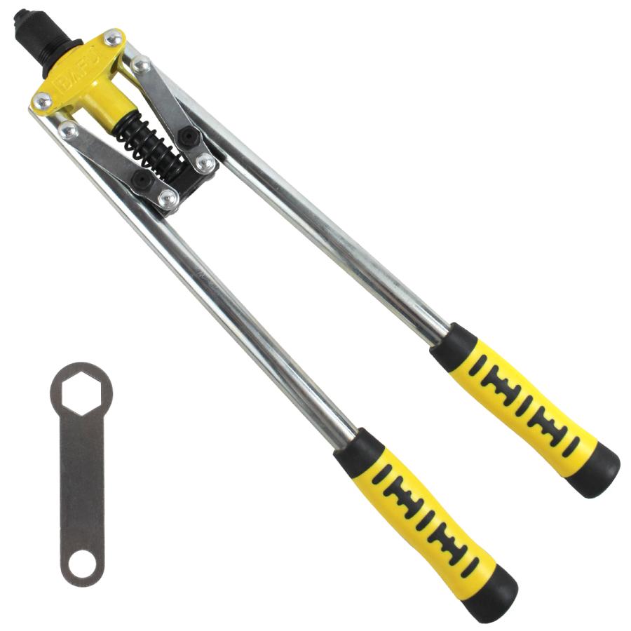 乐天商城 - 大型 ハンドリベッター リベット径 3.2mm/4.0mm/4.8mm 対応 強力 両手式 ハンド リベッター 手動式