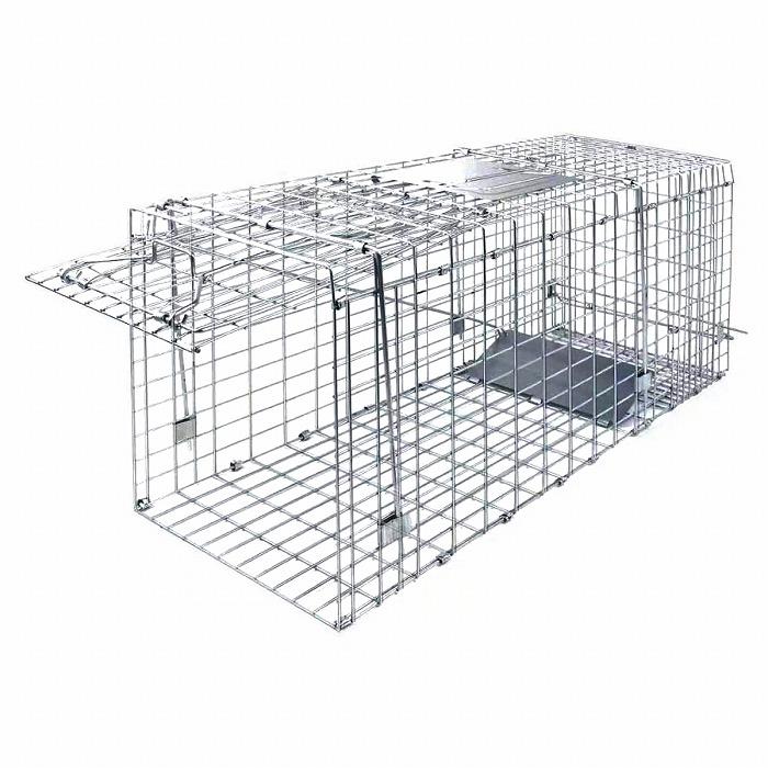 『Mサイズ』間口23cm 横65cm 捕獲器 アニマル キャッチャー トラップ 動物 害獣 保護 捕獲 駆除 箱罠 トラップ 罠 庭 農業 畑