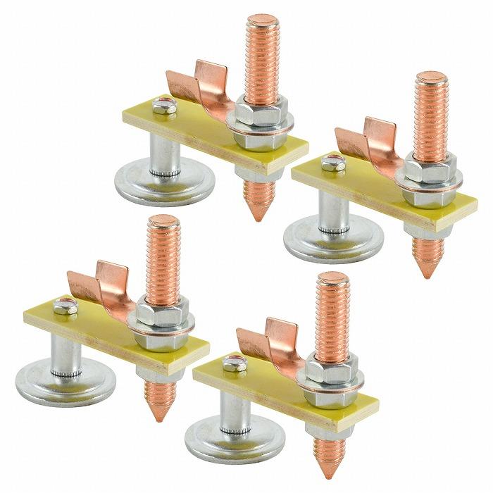 乐天商城 - 4個セット 溶接 マグネット アース クランプ コネクタ ホルダー 自動車鈑金 板金 修理 溶接機 スポッター コネクター 300A 用