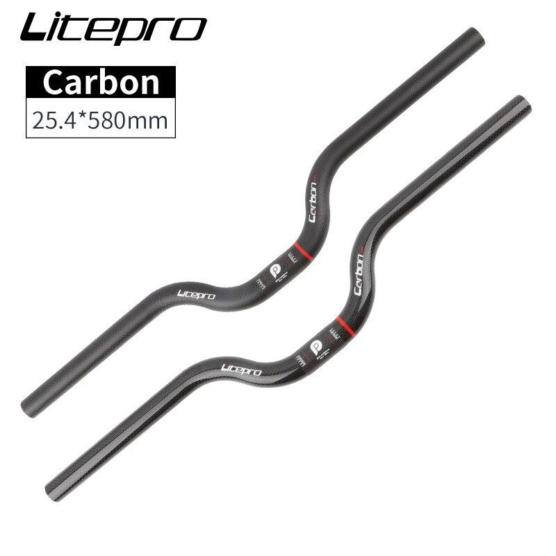 【楽天スーパーセール】【並行輸入品】 折りたたみ自転車 Litepro-mバイク ハンドルバー bay412 25.4x580mm 3kマット カーボンファイバー ブロンプトン アクセ