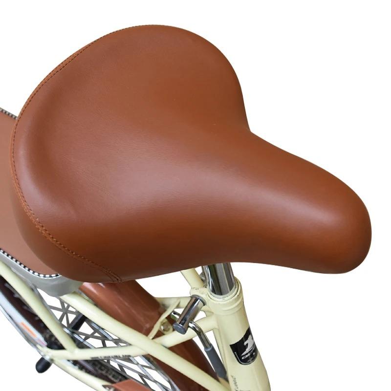 【並行輸入品】 自転車 シート 快適 耐久性 レトロ リベット留め 自転車アクセサリー