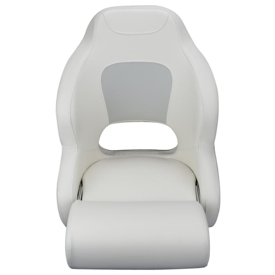 Rakuten - 【並行輸入品】 デッキシート ボート 船 マリン用品 椅子 チェア 折りたたみ式 交換 カスタム 新品 取り付け ホワイト/カーキ