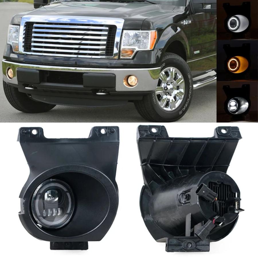 乐天商城 - 【並行輸入品】フォードF-150 2011 2012 2013 2014 フロントバンパー用LEDフォグランプアセンブリ デイタイムランニングライト ウインカ